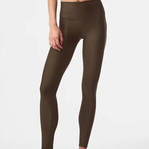 ALO YOGA  7/8 High-Waist Airlift Legging - Espresso M